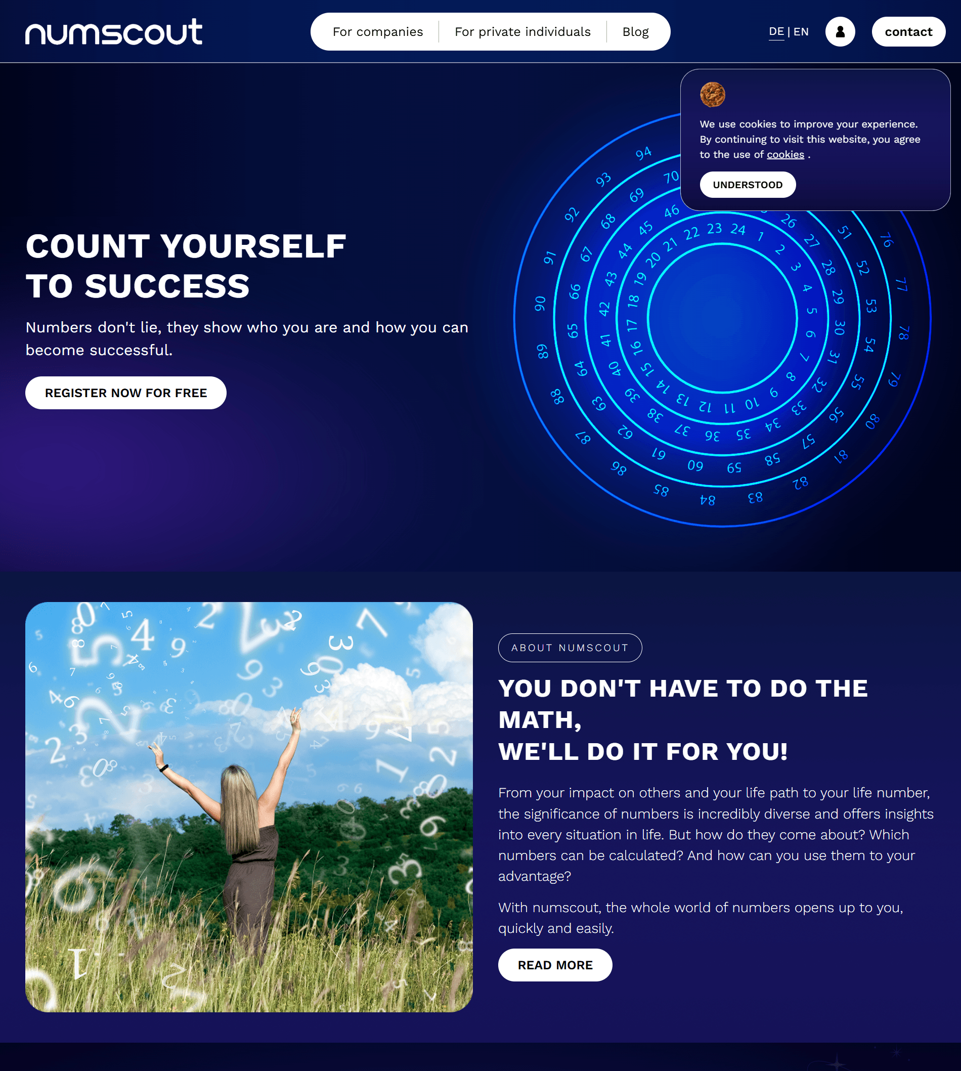 NumScout website