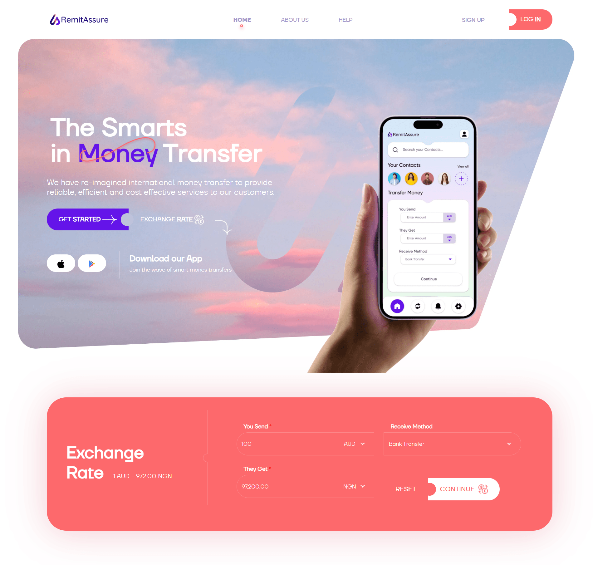 Remit Assure dashboard